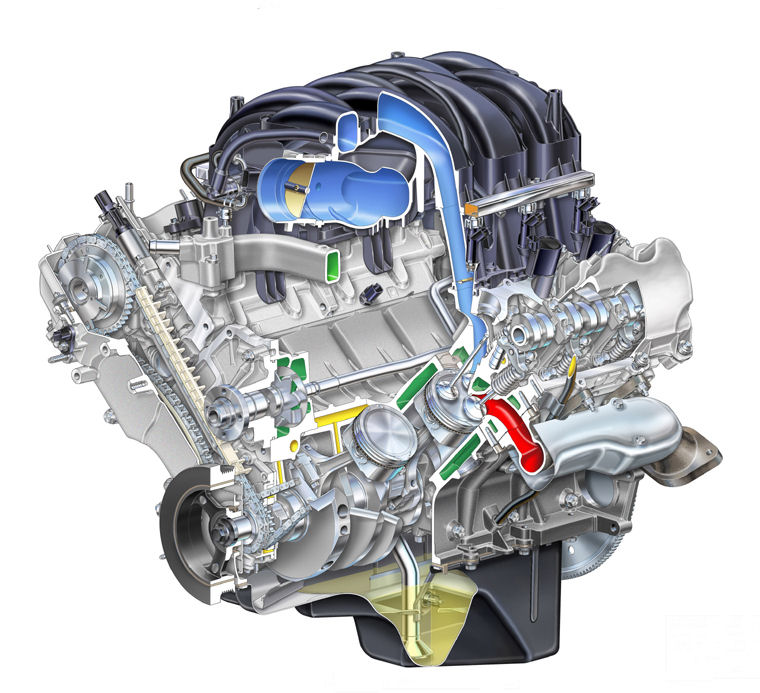 2009 Ford Explorer 4.6L V8 Engine - Picture / Pic / Image 1999 ford explorer ohv engine diagram 